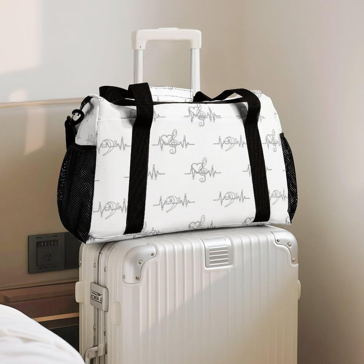Travel and Gym Bag Duffel Easy Access Design Sports Weekender Overnight Carry On