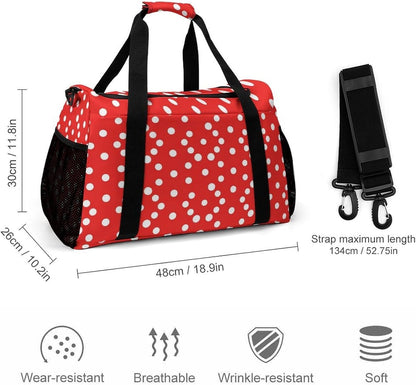 Travel and Gym Bag Duffel Easy Access Design Sports Weekender Overnight Carry On