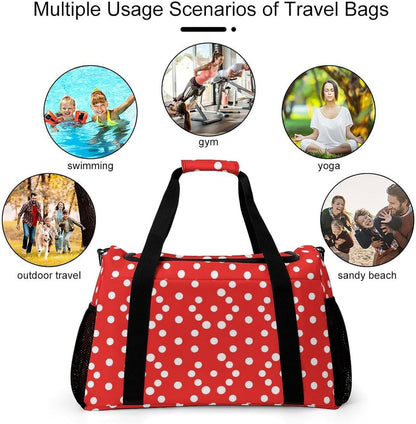 Travel and Gym Bag Duffel Easy Access Design Sports Weekender Overnight Carry On