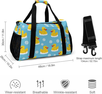Travel and Gym Bag Duffel Easy Access Design Sports Weekender Overnight Carry On