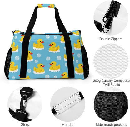 Travel and Gym Bag Duffel Easy Access Design Sports Weekender Overnight Carry On