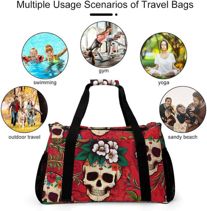 Travel and Gym Bag Duffel Easy Access Design Sports Weekender Overnight Carry On