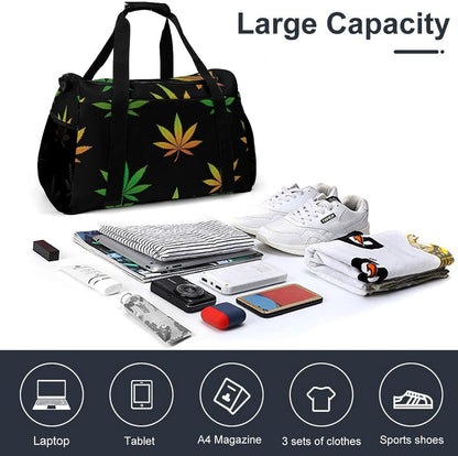 Travel and Gym Bag Duffel Easy Access Design Sports Weekender Overnight Carry On