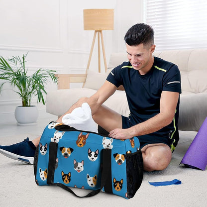 Travel and Gym Bag Duffel Easy Access Design Sports Weekender Overnight Carry On
