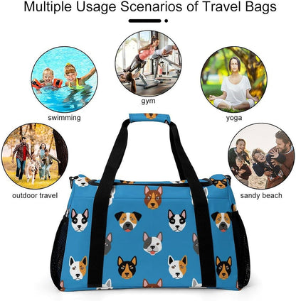 Travel and Gym Bag Duffel Easy Access Design Sports Weekender Overnight Carry On