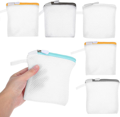 6 Pack Small Mesh Laundry Bags Set - Mini Travel Laundry Bags for - Underwear Clothes Extra Small Wash for Washing Machine Protection and Organization